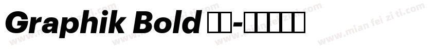 Graphik Bold 粗体字体转换